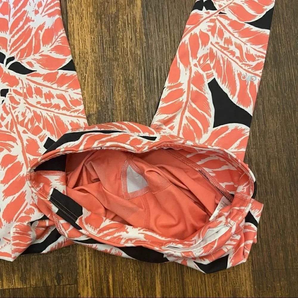 Alo high rise floral leggings size xs